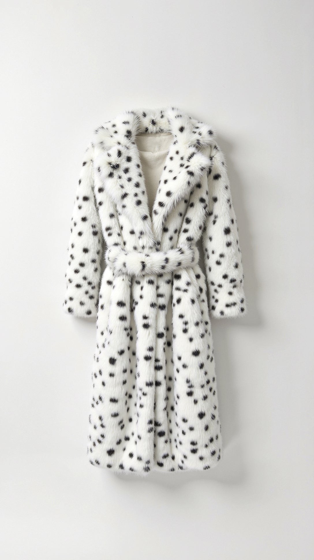 Morgana – Lange Kunstpelzjacke