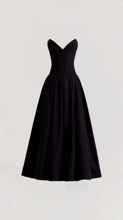 Trägerloses Midikleid Celestia