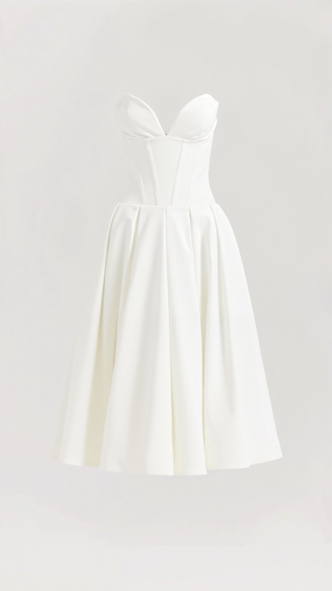 Trägerloses Midikleid Celestia