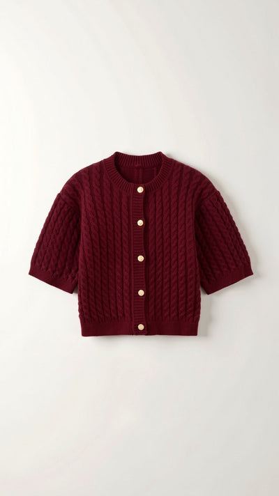 Faith – Kurze Strickjacke