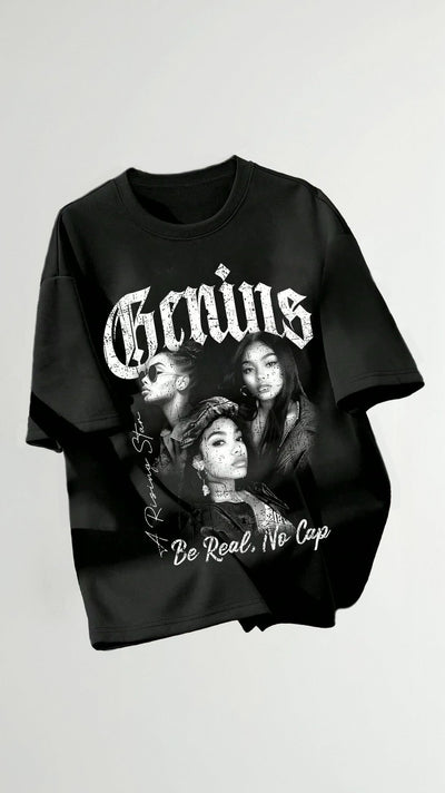 Jessamine Oversize-T-Shirt mit Grafik