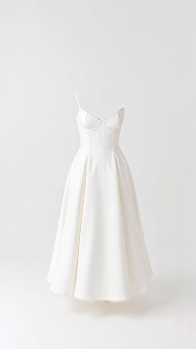 Isolde Tüll-Midikleid