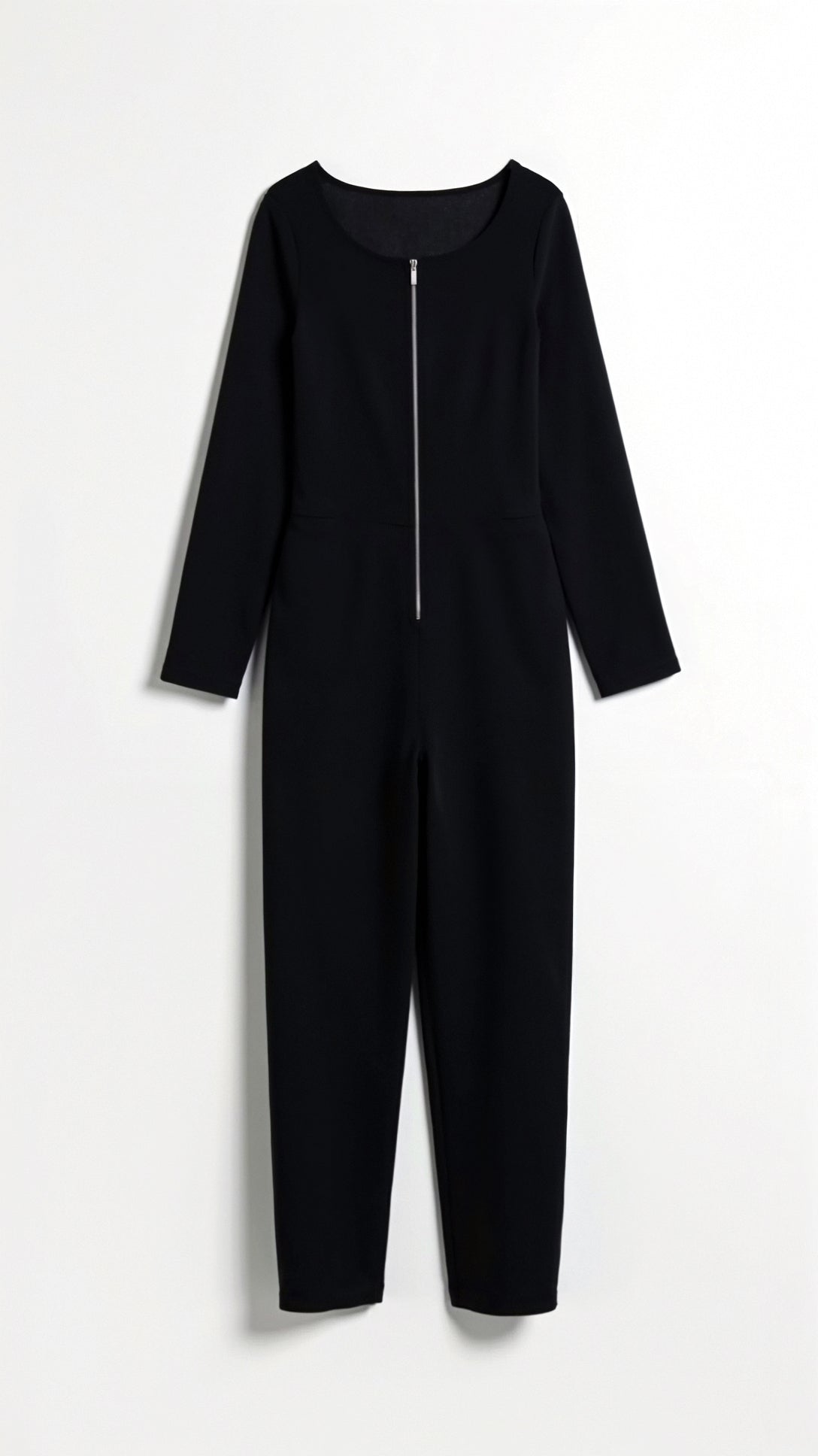 Kerensa – Schwarzer Bodysuit mit Reißverschluss