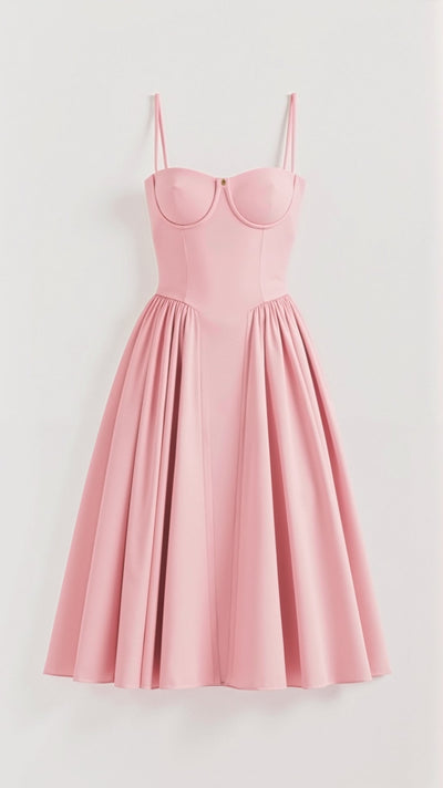 Odette Korsett-Midikleid