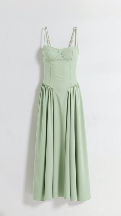 Odette Korsett-Midikleid