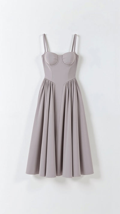 Odette Korsett-Midikleid