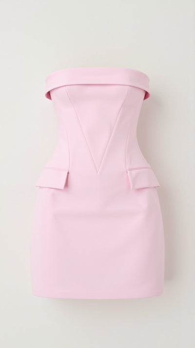 Trägerloses Minikleid „Persephone“