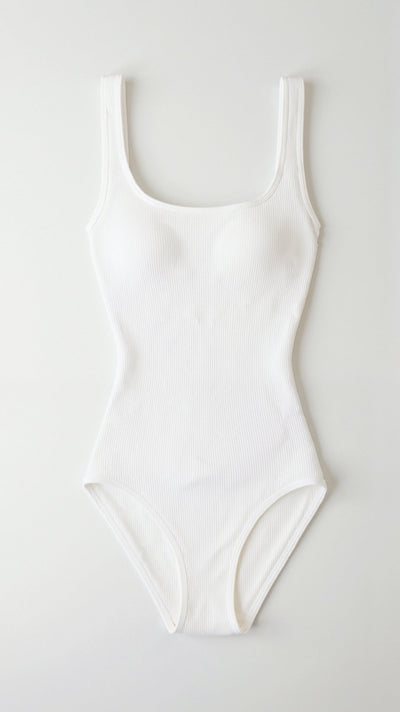 Gerippter Snatch-Bodysuit