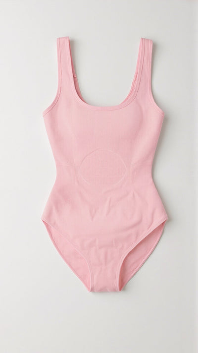 Gerippter Snatch-Bodysuit