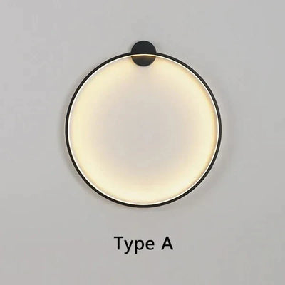 EclipseGlow - Minimalistische ronde Wandlamp