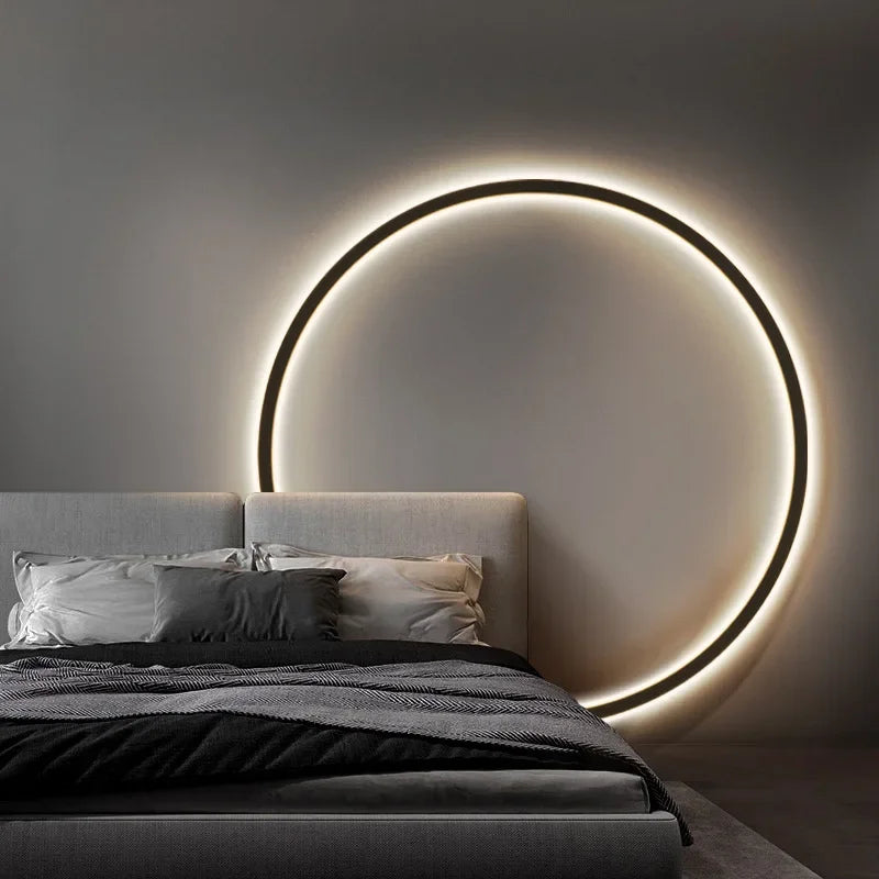 EclipseGlow - Minimalistische ronde Wandlamp