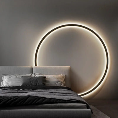 EclipseGlow - Minimalistische ronde Wandlamp