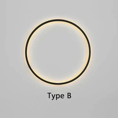 EclipseGlow - Minimalistische ronde Wandlamp