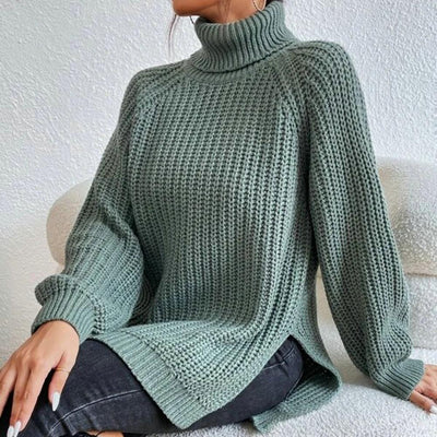 Julia | Moderner Rollkragenpullover aus Baumwolle