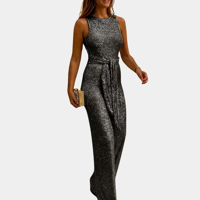 Monica | Glitzernder Sommer-Jumpsuit