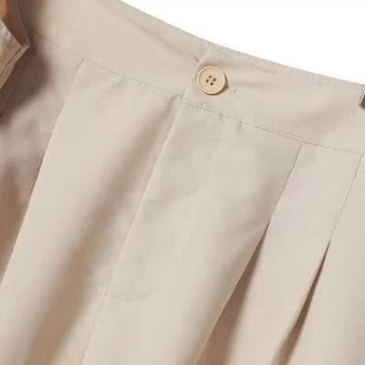 Elegantes Vintage Damen Zweiteiler Set mit weitem Bein