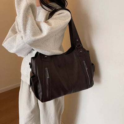 Nora - Klassische Ledertasche