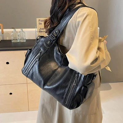 Nora - Klassische Ledertasche