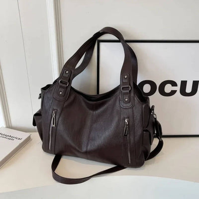 Nora - Klassische Ledertasche