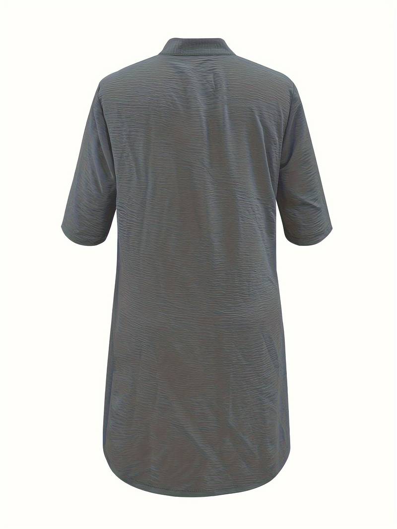 Nora – lässiges schlichtes midikleid für damen