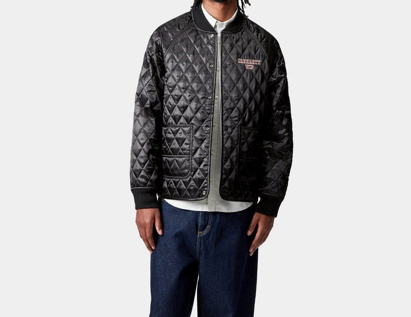 Herren gesteppte Baumwolljacke mit praktischem Reißverschluss Aliams