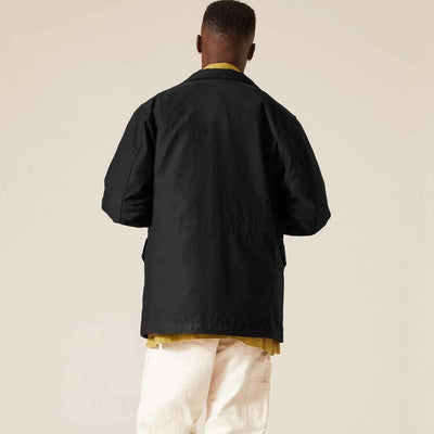 Herren multifunktionale Parkajacke mit verstellbarem Kragen und stabilen Taschen Aliams