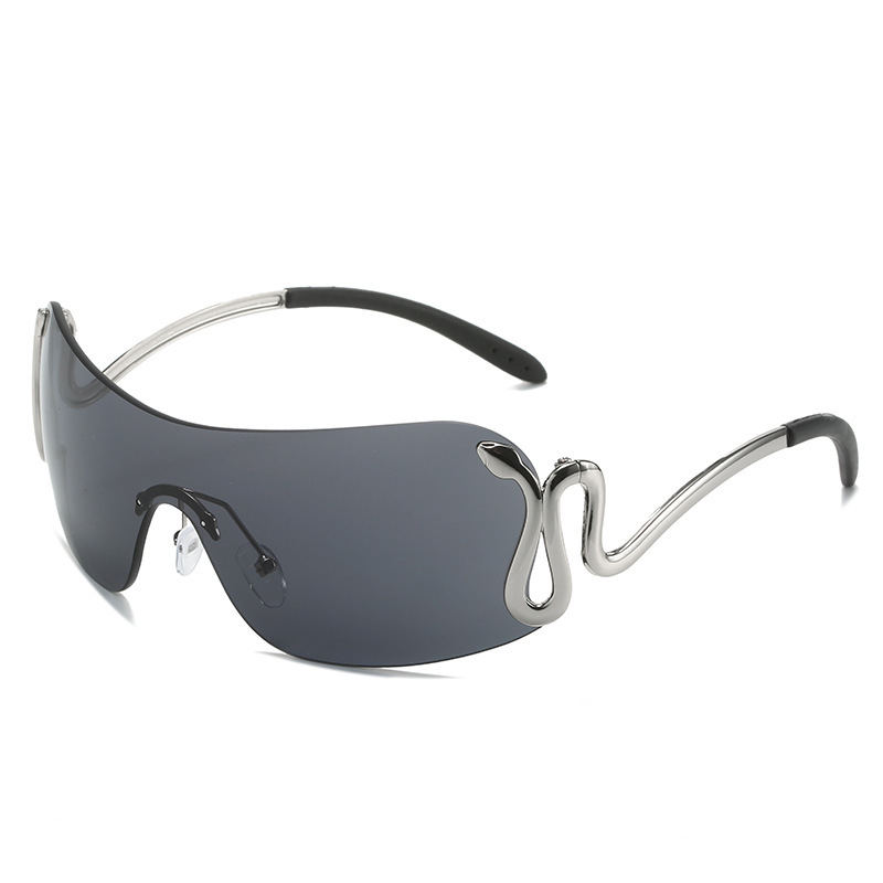 Damen Y2K Übergroße Sonnenbrille | Stylisch