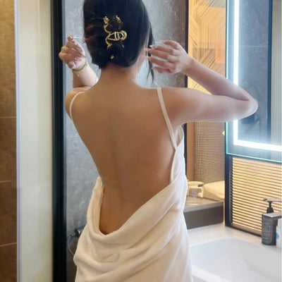 SchnellWick™ Sitzt-fest Duschhandtuch