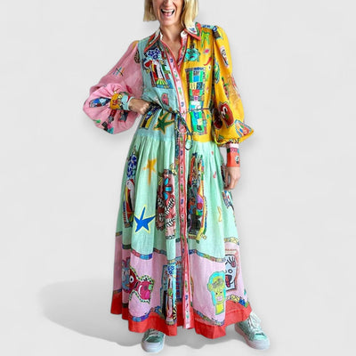 Leonie | Trendiges Midi-Kleid