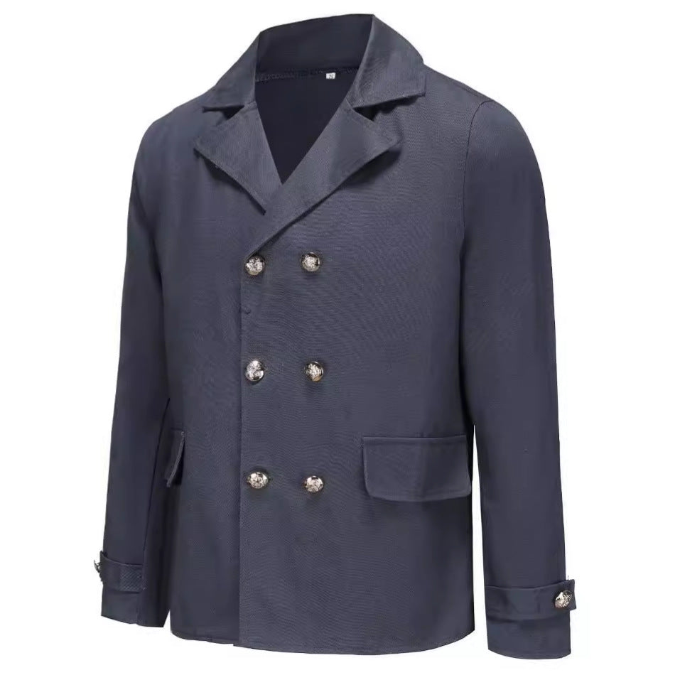 Herren modischer Doppeltknopf-Blazer Aliams