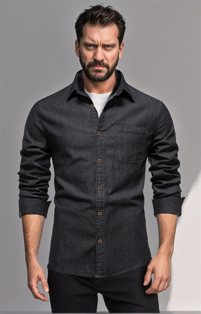 Herren Denim Hemd Aliams