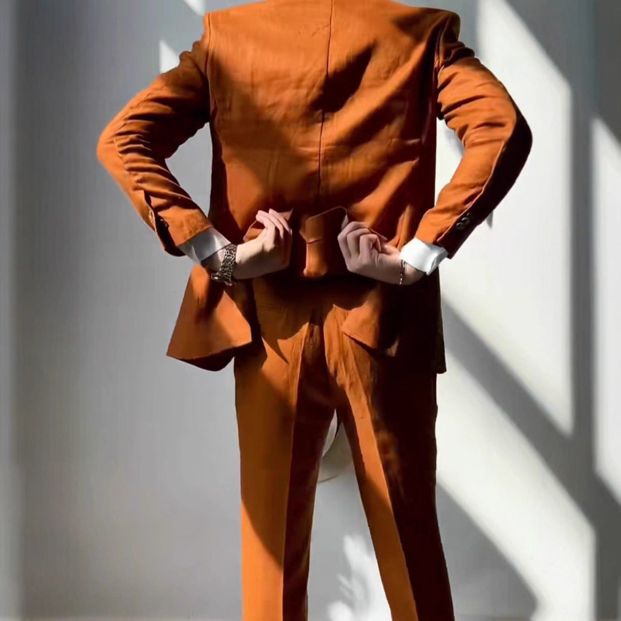 Herren eleganter Anzug im modernen Schnitt Aliams