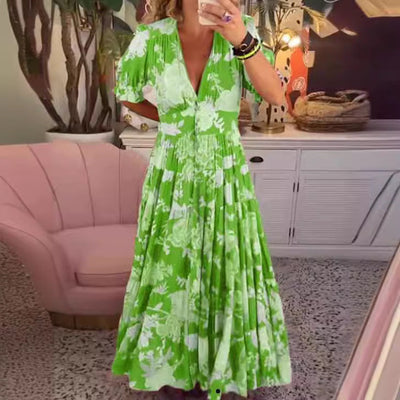 Jeneva™ – Bedrucktes Kleid mit weitem Saum für Damen