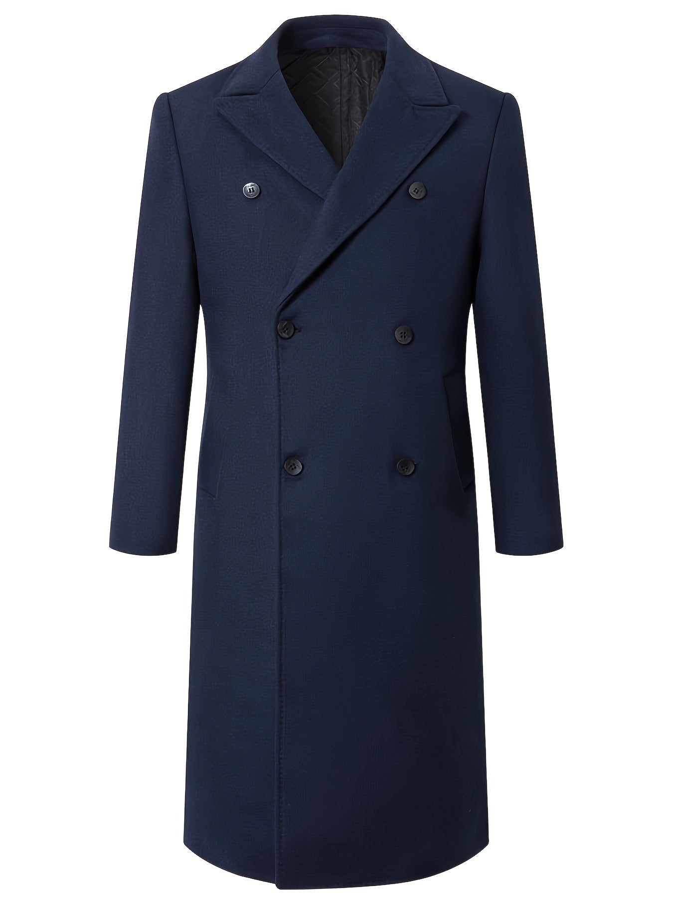 Herren eleganter Doppeltknopf-Trenchcoat Aliams