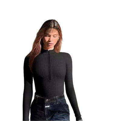 Vera® | Damen Badeanzug mit Reißverschluss und langen Ärmeln