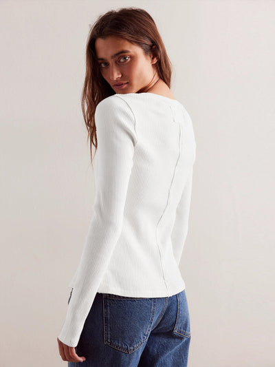 Ariana - Strickjacke Rippstrick mit farbigen Knöpfen