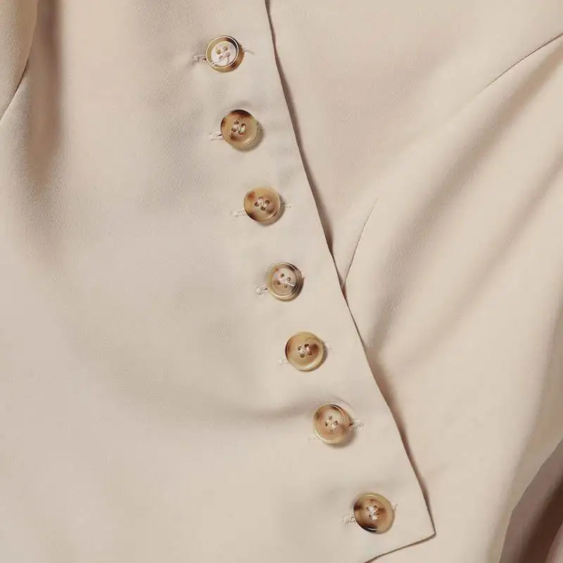 Elegantes Vintage Damen Zweiteiler Set mit weitem Bein