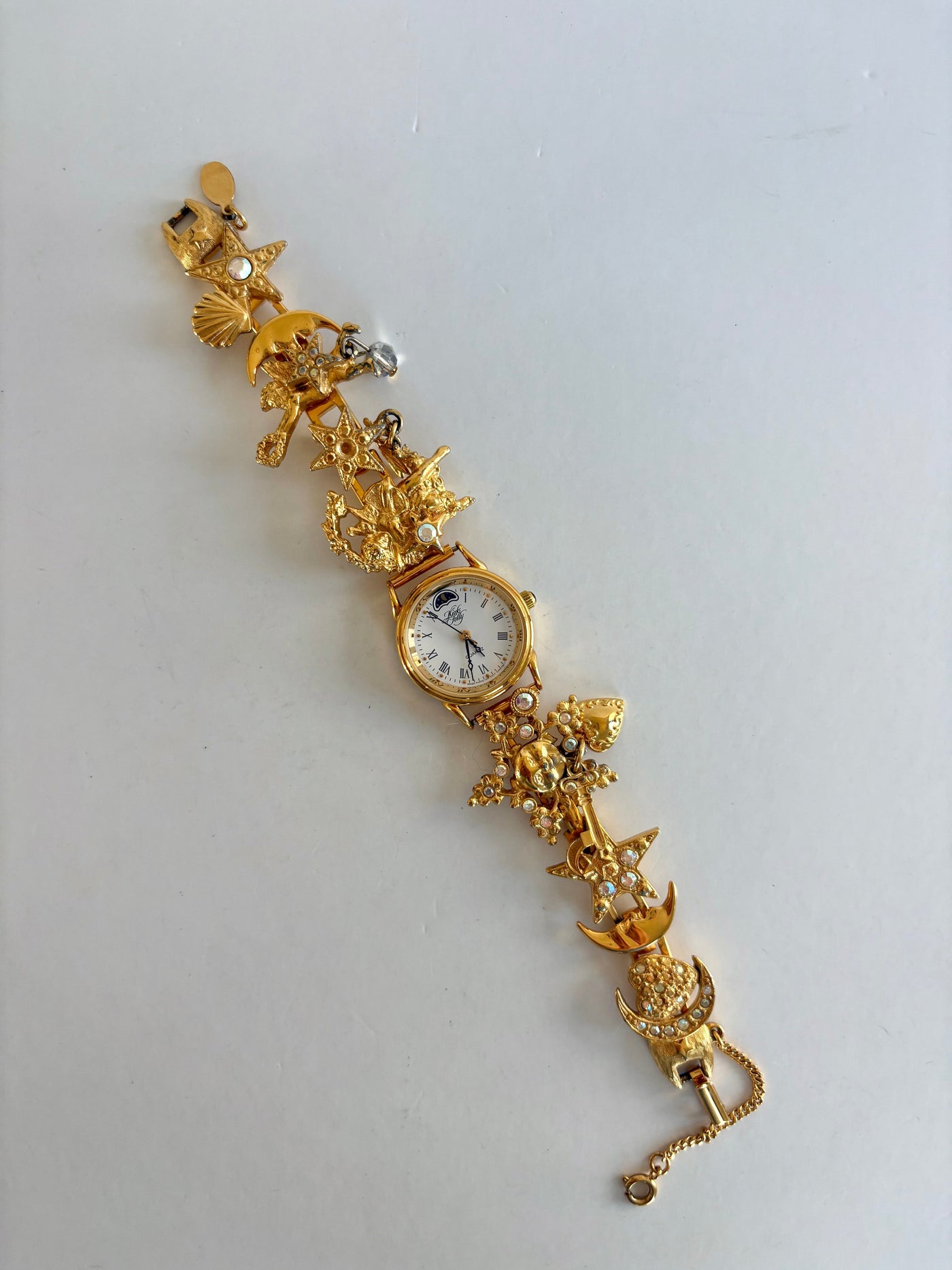 Elegantes Vintage Stern Charm Damen Armbanduhr