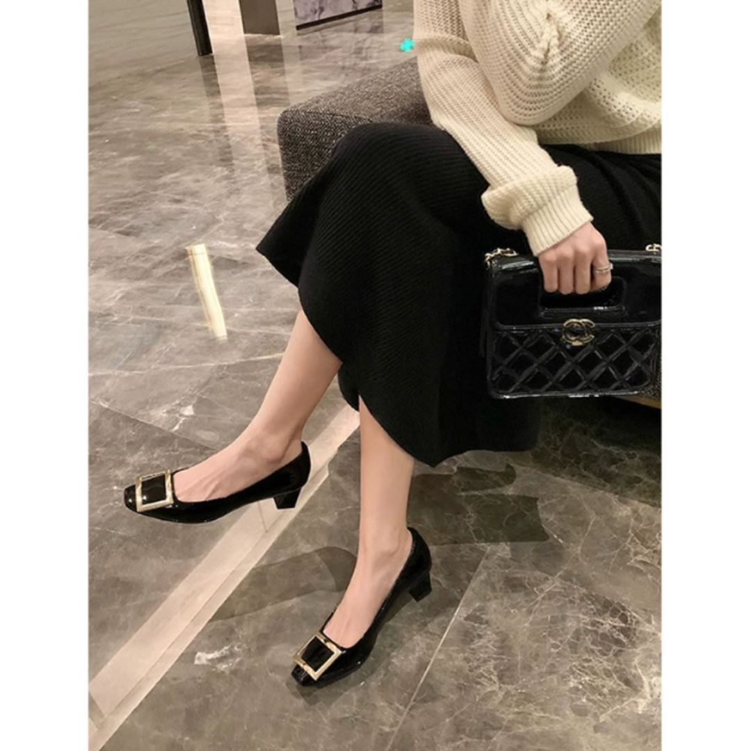 Teona  | Elegante Sandalen mit eckiger Zehenpartie und mittlerem Absatz