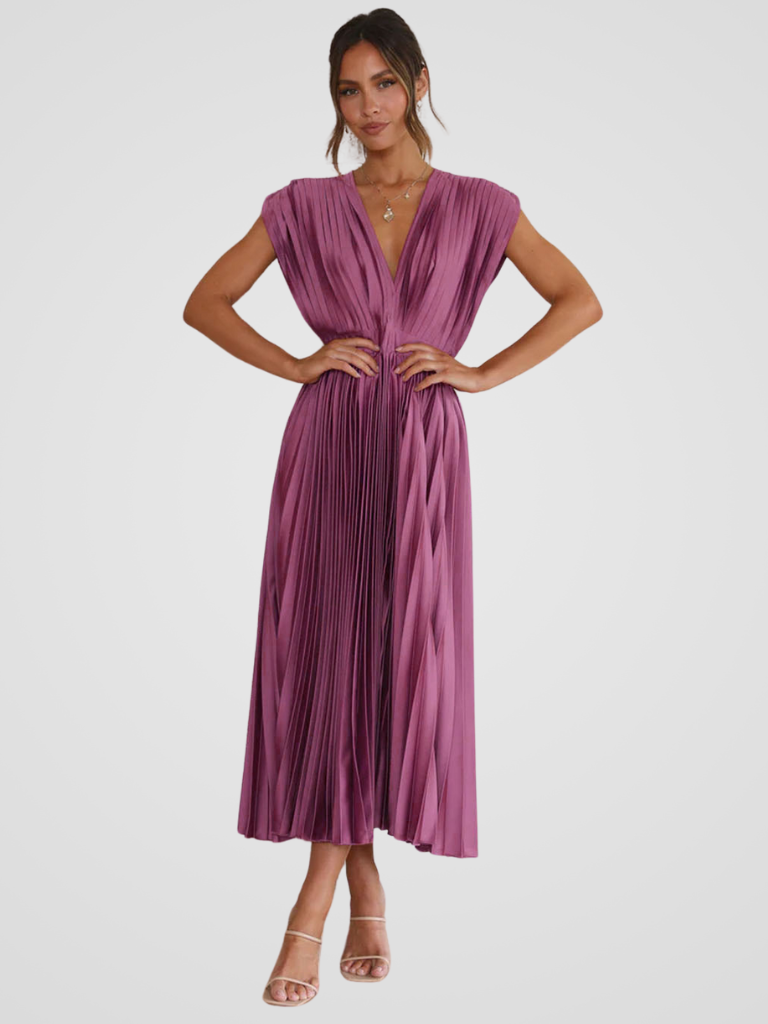 AMAYA PLEATED MIDI
