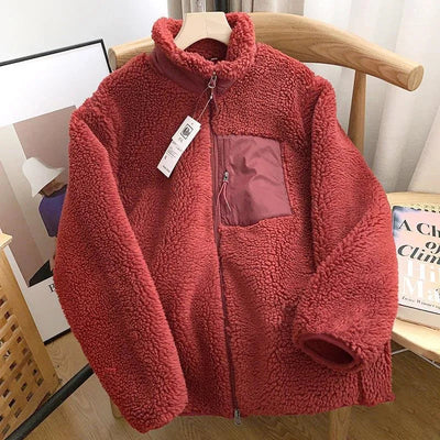 Herren Fleece Winterjacke