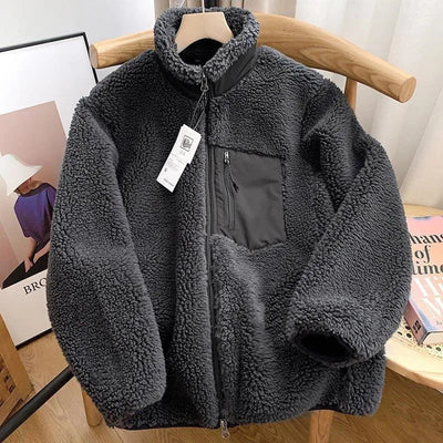 Herren Fleece Winterjacke