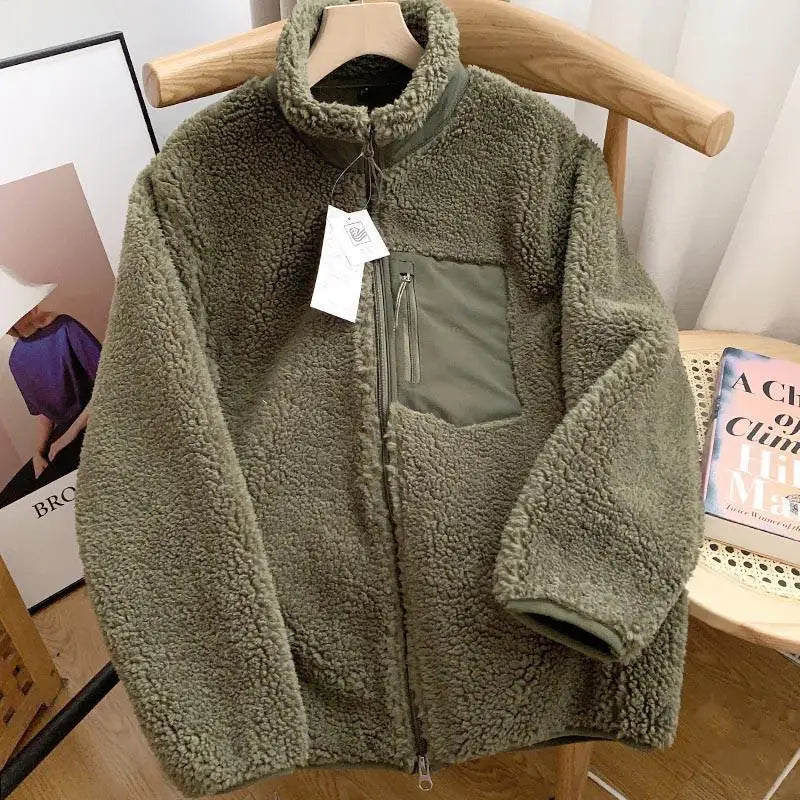 Herren Fleece Winterjacke