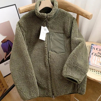 Herren Fleece Winterjacke