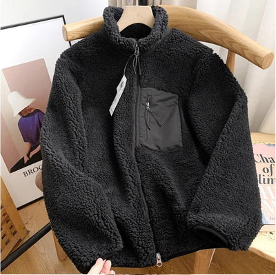 Herren Fleece Winterjacke
