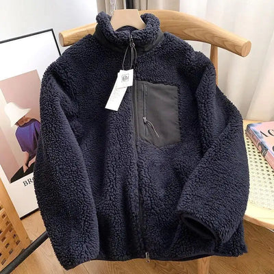 Herren Fleece Winterjacke