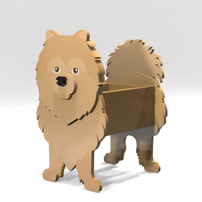 Pomeranian Flower Pot