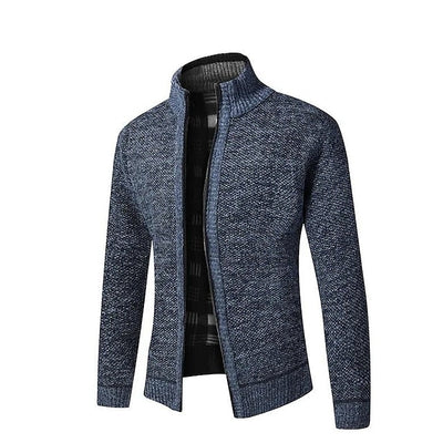 Tom Polo | Gemütlicher gestrickter Reißverschluss-Pullover für stilvollen Komfort