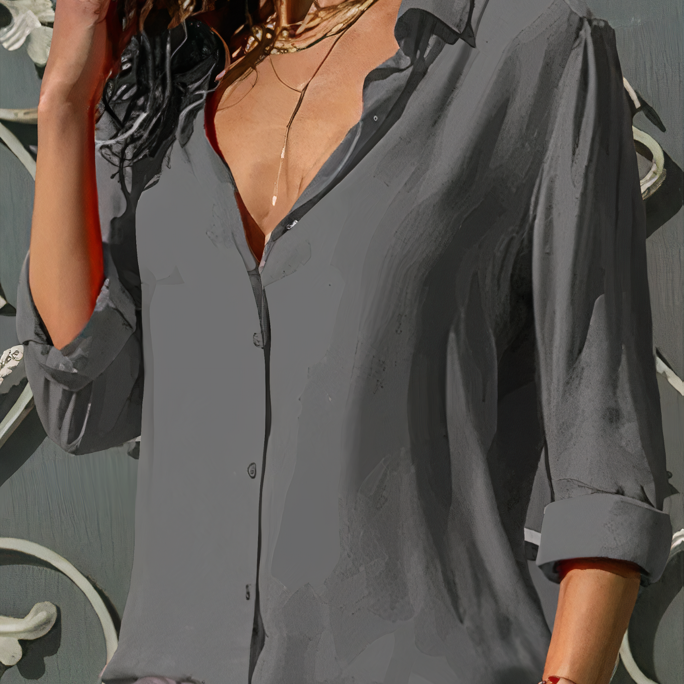 Liv - Elegante Chiffon-Bluse