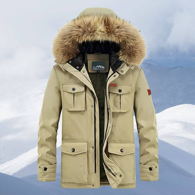 Richard - Winterjacke mit Fellkapuze